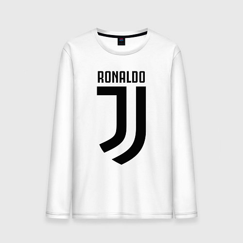 Мужской лонгслив Ronaldo CR7 / Белый – фото 1