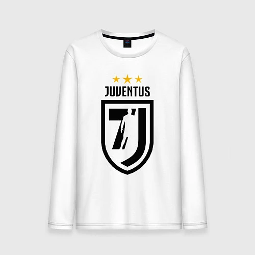 Мужской лонгслив Juventus 7J / Белый – фото 1