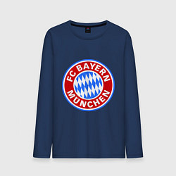Лонгслив хлопковый мужской Bayern Munchen FC, цвет: тёмно-синий