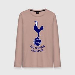 Лонгслив хлопковый мужской Tottenham FC, цвет: пыльно-розовый