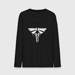 Лонгслив хлопковый мужской Firefly Graffiti, цвет: черный