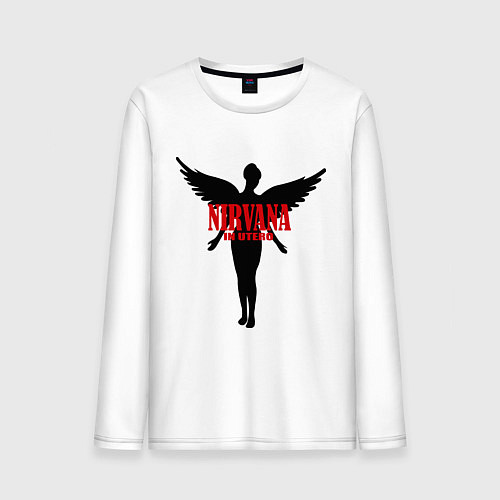 Мужской лонгслив Nirvana: In Utero / Белый – фото 1