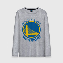 Лонгслив хлопковый мужской Golden state Warriors, цвет: меланж