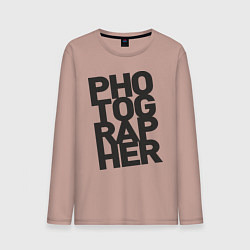 Мужской лонгслив Фотограф