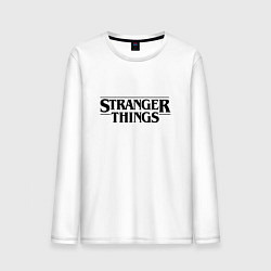 Лонгслив хлопковый мужской Stranger Things, цвет: белый