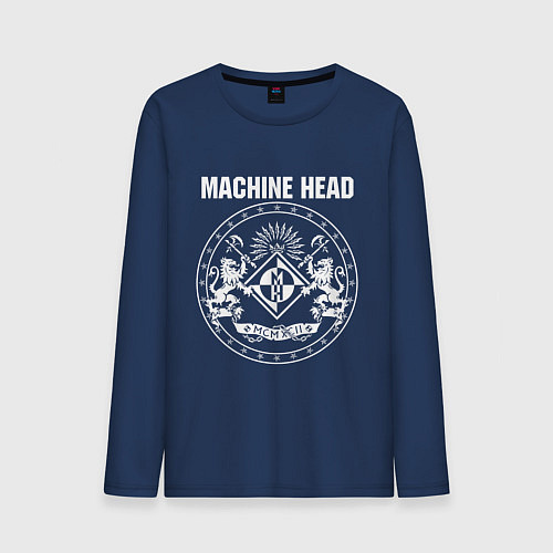 Мужской лонгслив Machine Head MCMXCII / Тёмно-синий – фото 1