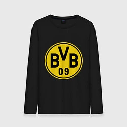 Лонгслив хлопковый мужской BVB 09, цвет: черный