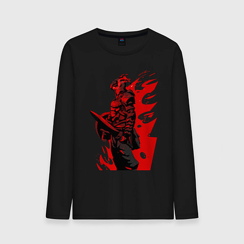Мужской лонгслив Убийца гоблинов / Черный – фото 1