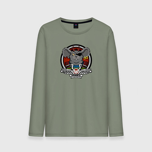 Мужской лонгслив Biker Mice from Mars - Modo / Авокадо – фото 1