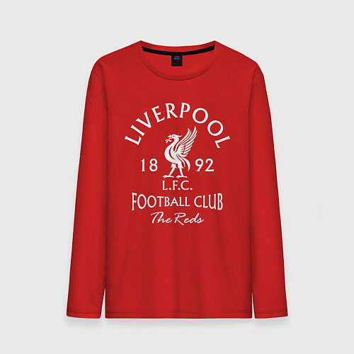 Мужской лонгслив Liverpool: Football Club / Красный – фото 1