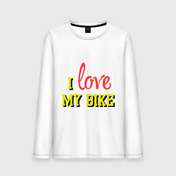 Мужской лонгслив I love my bike