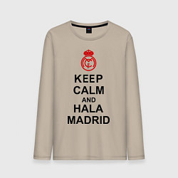 Мужской лонгслив Keep Calm & Hala Madrid