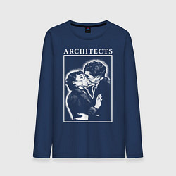 Лонгслив хлопковый мужской Architects: Love, цвет: тёмно-синий