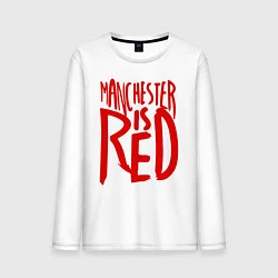 Мужской лонгслив Manchester is Red