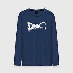 Лонгслив хлопковый мужской DMC, цвет: тёмно-синий