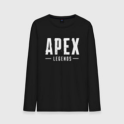 Лонгслив хлопковый мужской Apex Legends, цвет: черный