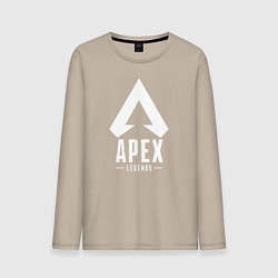 Лонгслив хлопковый мужской Apex Legends, цвет: миндальный