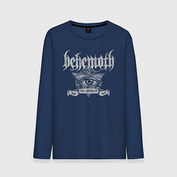 Лонгслив хлопковый мужской Behemoth: The Satanist, цвет: тёмно-синий