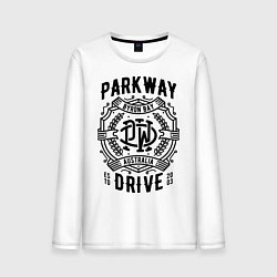 Лонгслив хлопковый мужской Parkway Drive: Australia, цвет: белый