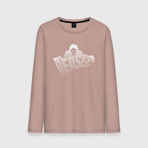 Мужской лонгслив DED SEC / Пыльно-розовый – фото 1