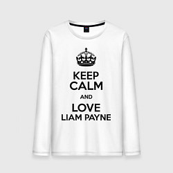 Мужской лонгслив Keep Calm & Love Liam Payne
