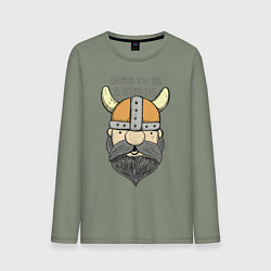 Мужской лонгслив Born to be a Viking