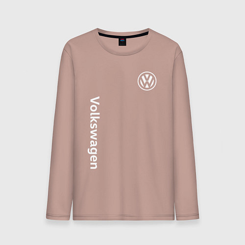 Мужской лонгслив VOLKSWAGEN / Пыльно-розовый – фото 1