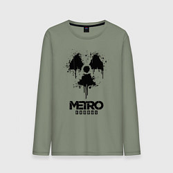 Лонгслив хлопковый мужской METRO EXODUS, цвет: авокадо