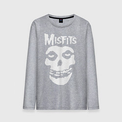 Лонгслив хлопковый мужской Misfits, цвет: меланж