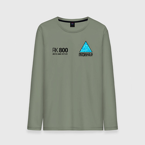 Мужской лонгслив RK800 CONNOR / Авокадо – фото 1