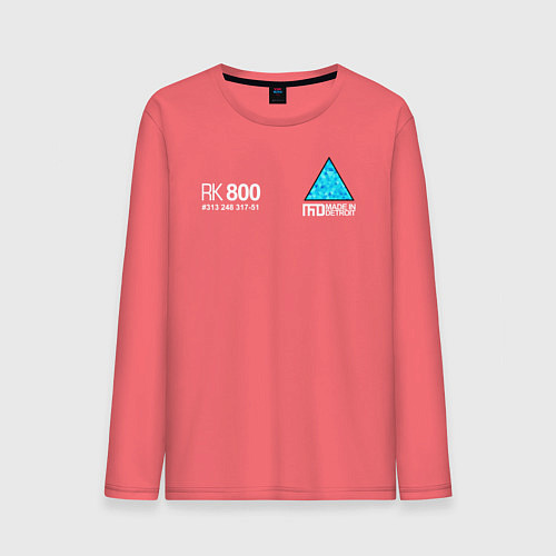 Мужской лонгслив RK800 CONNOR / Коралловый – фото 1