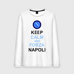 Мужской лонгслив Keep Calm & Forza Napoli