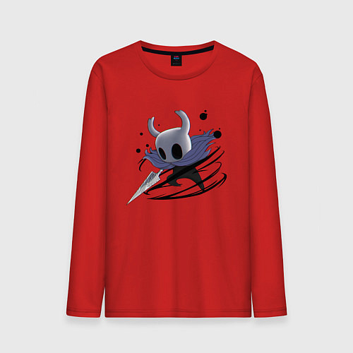 Мужской лонгслив Hollow Knight / Красный – фото 1