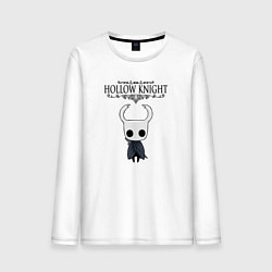 Лонгслив хлопковый мужской HOLLOW KNIGHT, цвет: белый