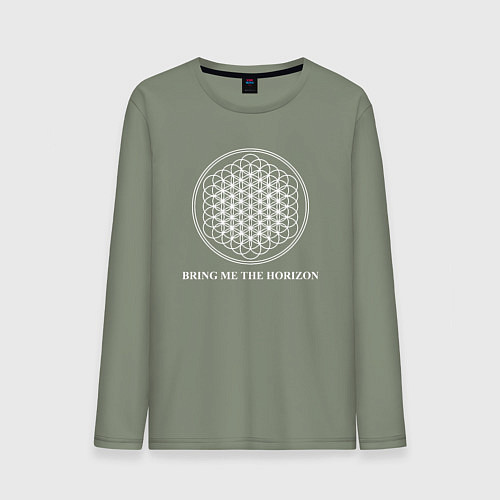 Мужской лонгслив BRING ME THE HORIZON / Авокадо – фото 1