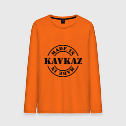 Лонгслив хлопковый мужской Made in Kavkaz цвета оранжевый — фото 1