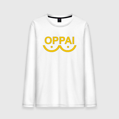 Мужской лонгслив ONE PUNCH MAN / Белый – фото 1