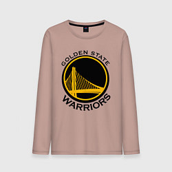 Лонгслив хлопковый мужской GOLDEN STATE WARRIORS, цвет: пыльно-розовый