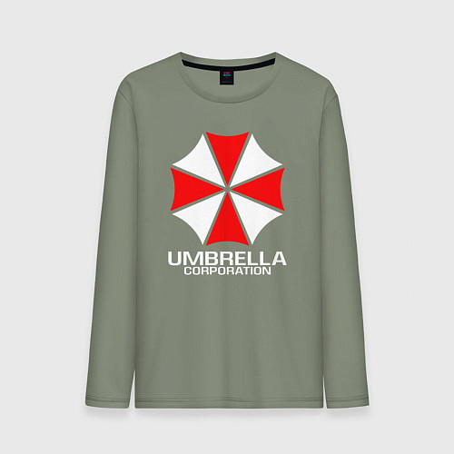 Мужской лонгслив UMBRELLA CORP / Авокадо – фото 1