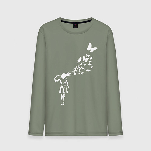 Мужской лонгслив Banksy / Авокадо – фото 1