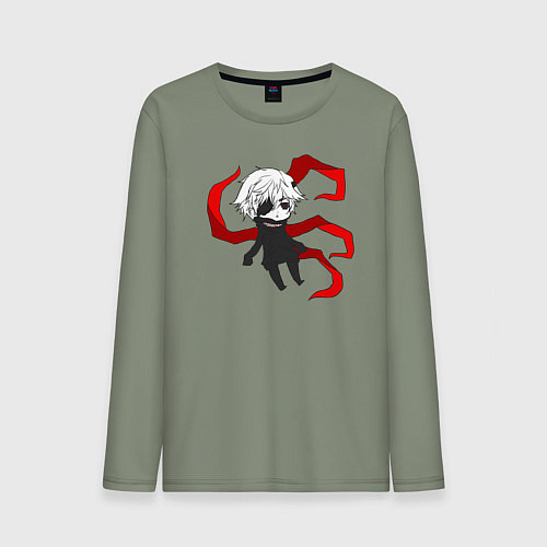 Мужской лонгслив Токийский гуль / Авокадо – фото 1