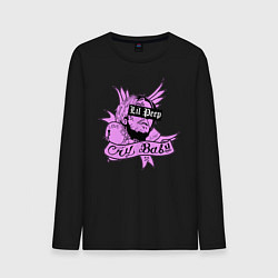 Лонгслив хлопковый мужской LIL PEEP, цвет: черный