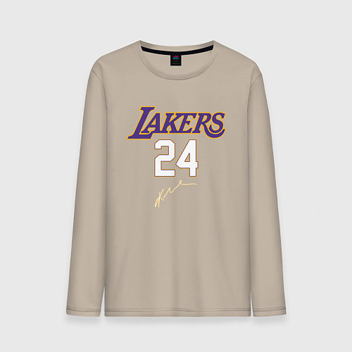 Мужской лонгслив LA LAKERS / Миндальный – фото 1