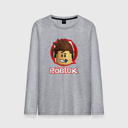 Лонгслив хлопковый мужской ROBLOX, цвет: меланж