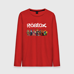 Лонгслив хлопковый мужской ROBLOX, цвет: красный