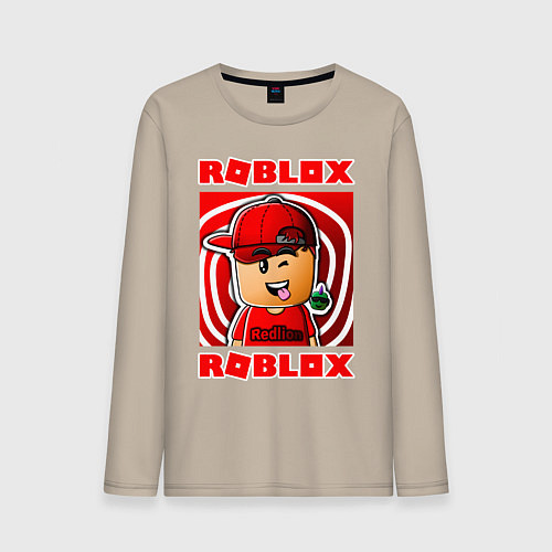 Мужской лонгслив ROBLOX / Миндальный – фото 1