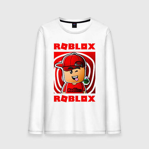 Мужской лонгслив ROBLOX / Белый – фото 1