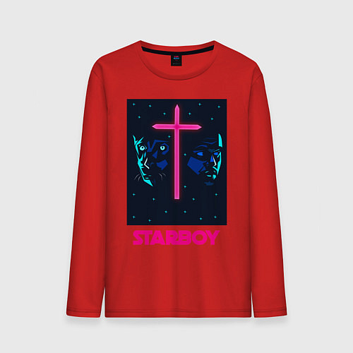 Мужской лонгслив STARBOY / Красный – фото 1