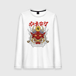 Мужской лонгслив Они Дракон