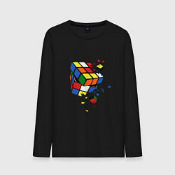 Мужской лонгслив Кубик Рубика